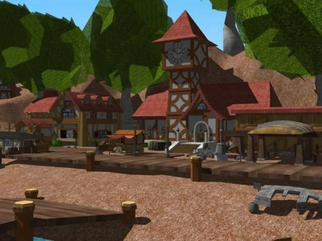 Sketchup Hotel Model | Multi story Shallow Resort, Classical Style