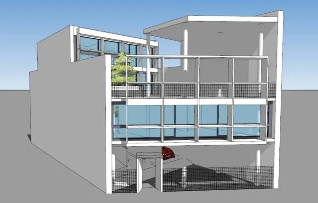 Sketchup Villa Model | Kuruchet Residence, Villa, Modern Style