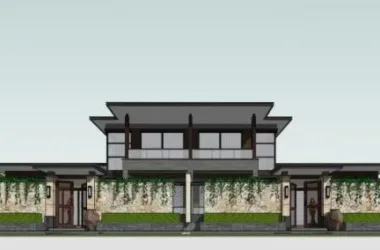 Solo Villa SketchUp Model | Modern Chinese-Style Residential Design-BIM WORLD