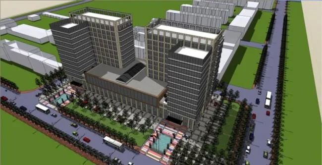 Sketchup Office Model | Multi story Office Building, Modern Style