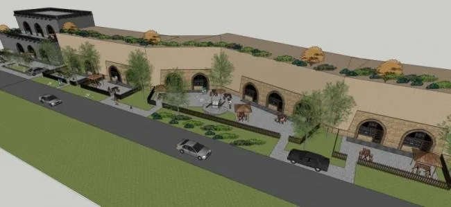 SketchUp Residential Model: Classical-Style Cave Kiln Design