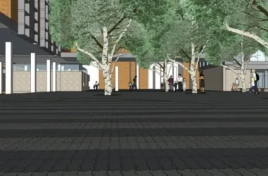 Modern Multi-Story School Campus Design | SketchUp Educational Architecture Model-BIM WORLD