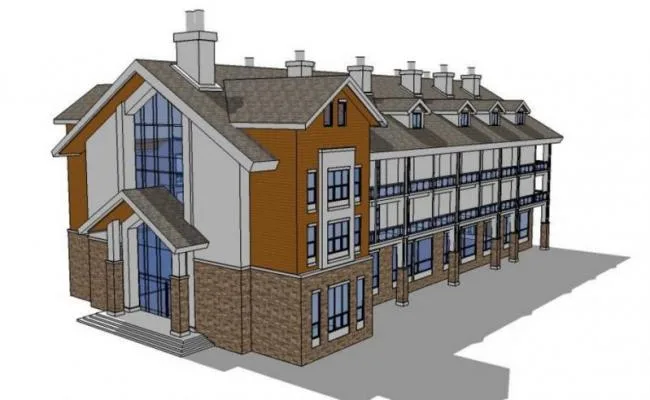 Sketchup School Model | Multi story School Teaching Building, Campus Educational Architecture, Classical Style