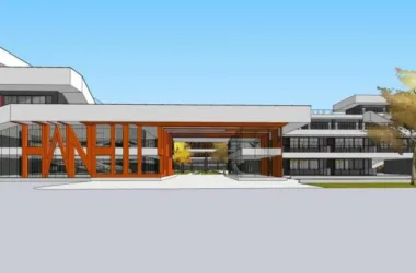 Modern Multi-Story School Campus Design | Educational Architecture and Teaching Building in SketchUp-BIM WORLD