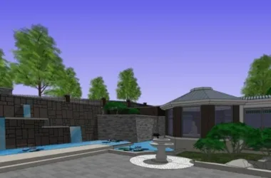 SketchUp Landscape Models: Villa, Courtyard, and Traditional Chinese Designs-BIM WORLD
