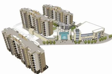 Modern Multi-Story Residential Building with Mixed-Use Commercial Spaces in SketchUp-BIM WORLD