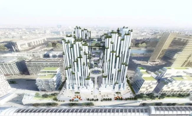 Sketchup Complex Model | Super High rise Commercial Complex, Modern Style, Office Hotel, Residential