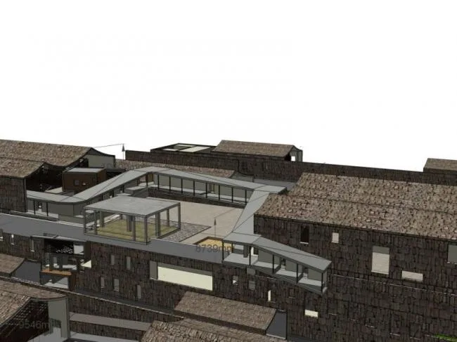 Sketchup Hotel Model | Multi story Hotel, Modern Style