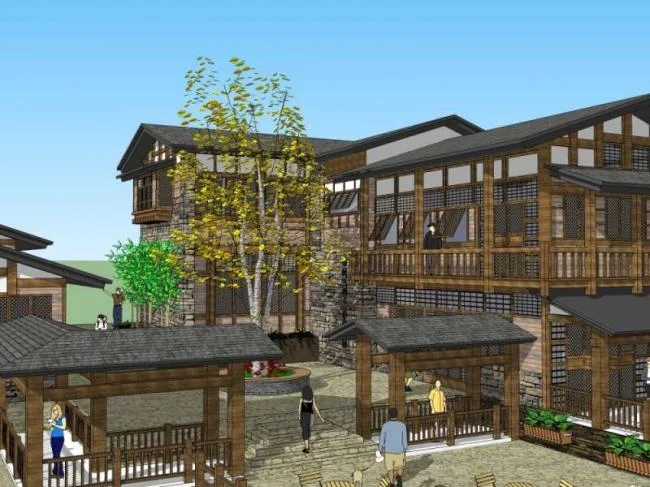Sketchup Villa Model | Solo Villa, Chinese Style