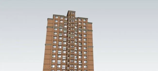 Sketchup Residential Model | Super high-rise residential buildings, residential buildings, European classical style