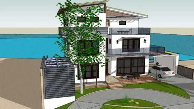 SketchUp Villa Models: Solo, Seaside, and Modern Styles