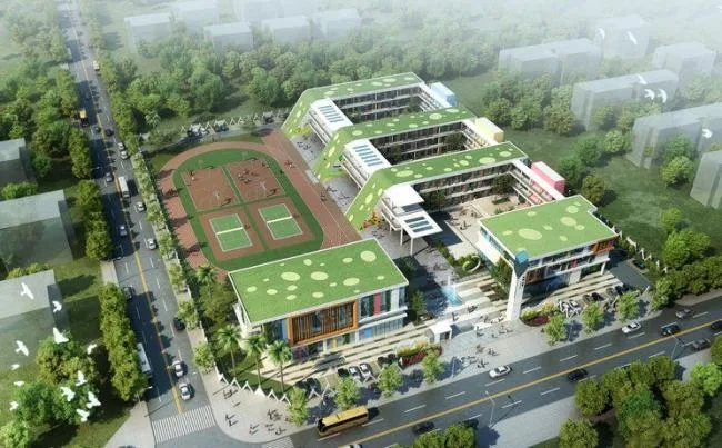 Sketchup School Model | Multi story School, Elementary School, Teaching Building, Educational Architecture, Modern Style
