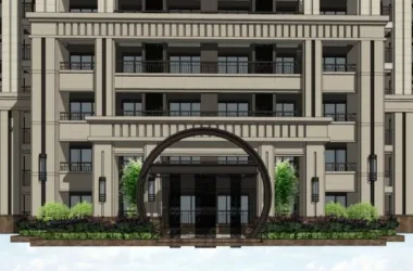 Modern High-Rise Residential Building Models in SketchUp-BIM WORLD