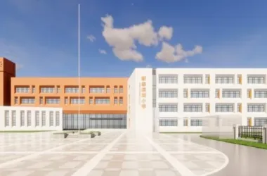 Modern Multi-Story Primary School Campus Model | Educational Architecture & Teaching Facilities in SketchUp-BIM WORLD