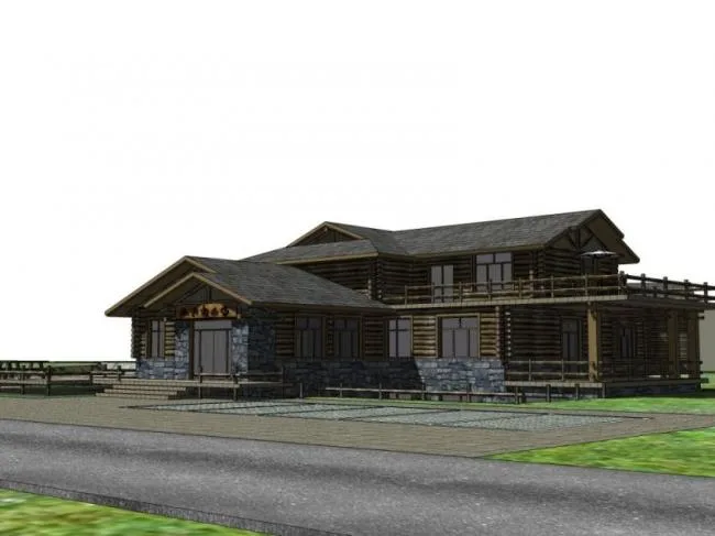 Sketchup Hotel Model | Multi story Hotel, Chinese Style