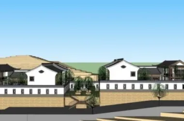Chinese-Style Villa Model in SketchUp-BIM WORLD