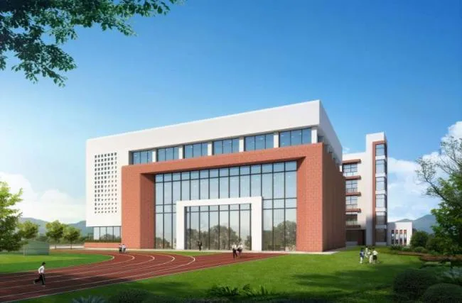 Sketchup School Model | Multi story Elementary School, Campus Educational Architecture, Modern Style