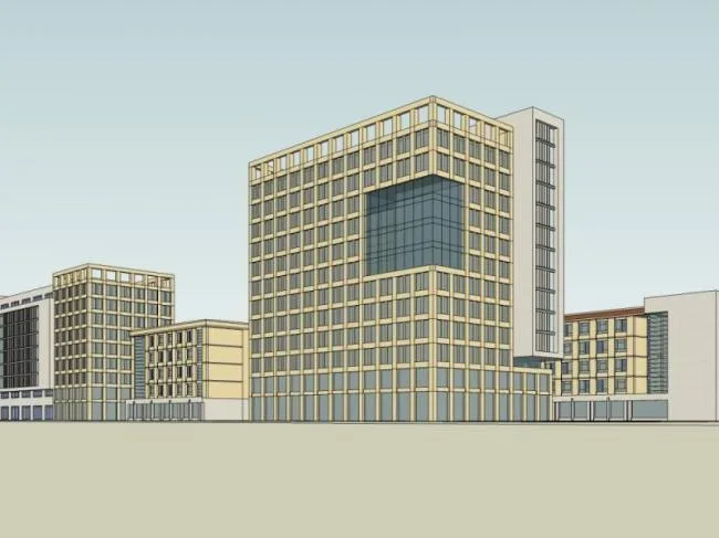 Sketchup Office Model | High rise Office Building, Modern Style