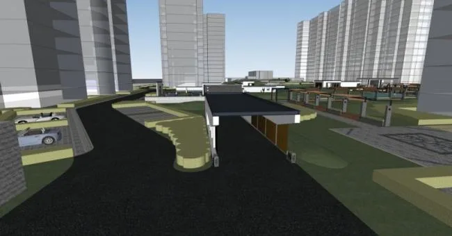 Sketchup Landscape Model | Community Landscape, Residential Landscape, Modern Chinese Style
