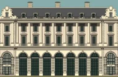 SketchUp Business Model: Classical Multi-Story Clubhouse Design-BIM WORLD