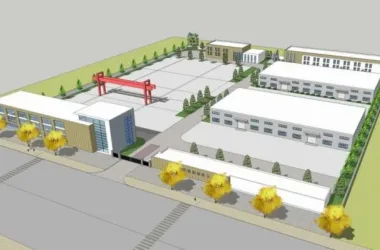 Sketchu Industrial Building | Modern Multi-Story Factory and Industrial Space-BIM WORLD