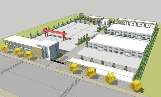Sketchu Industrial Building | Modern Multi-Story Factory and Industrial Space