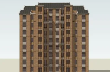 SketchUp Residential Models: Small and Tall British Classical Style Homes-BIM WORLD