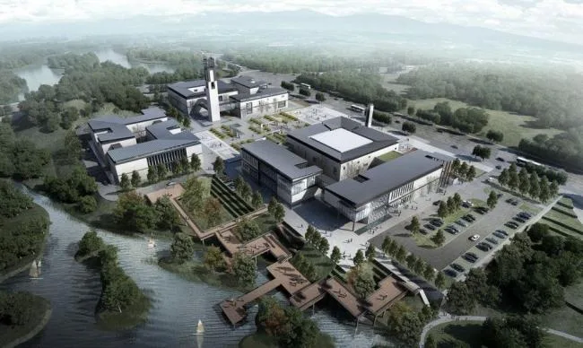 Sketchup Business Model | Multi story clubhouse, commercial building, Chinese style