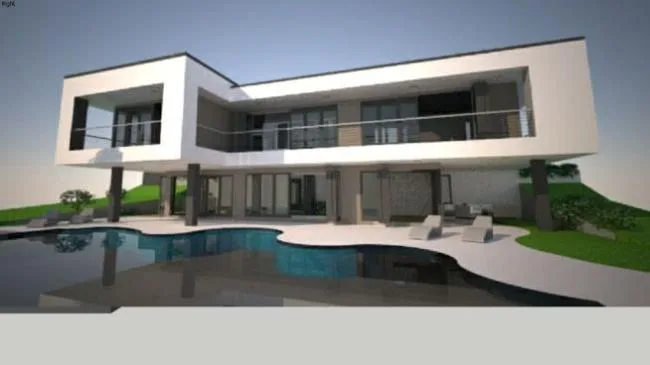 Modern Solo Villa Design | SketchUp 3D Model