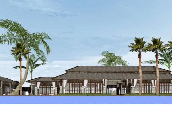 Sketchup Villa Model | Vacation Villa Cluster, Southeast Asian Style