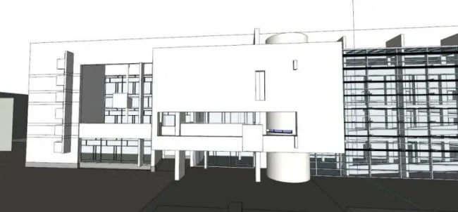 Sketchup Cultural Model | Multi story Art Gallery, Cultural Architecture, Modern Style
