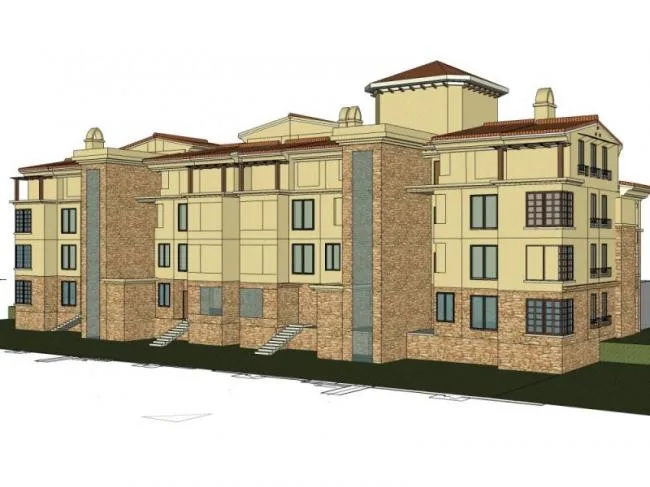 Sketchup Residential Model | Multi story Residence, European Style, Residential Architecture, Classical Style