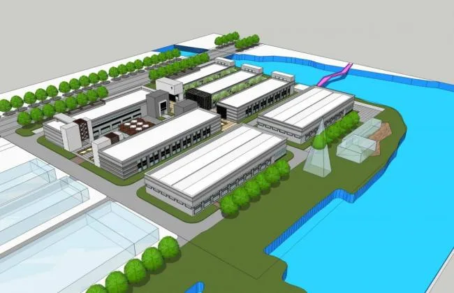 Sketchu Industrial Building | Multi story factory building, industrial architecture, modern style