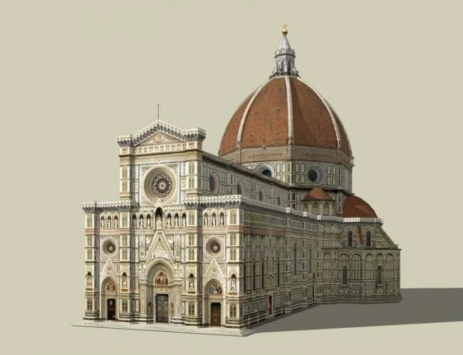 SketchUp Cultural Models: European Churches and Classical Ancient Architecture