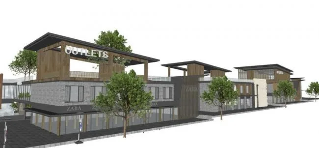 Sketchup Business Model | Multi story Commercial Street, New Chinese Style
