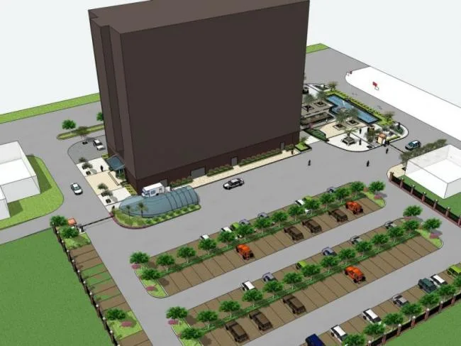SketchUp Landscape Models: Commercial, Parking Lot, and Modern Designs