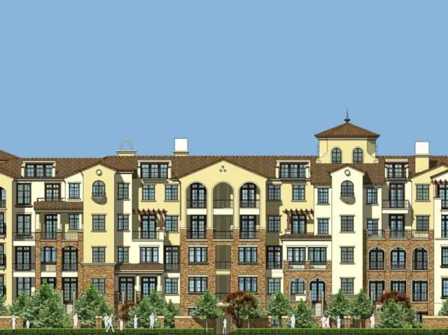 SketchUp Residential Model: Multi-Story Spanish and Classical Style Home