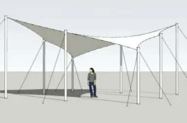 SketchUp Material Model: Stretch Film for Landscape Design-BIM WORLD