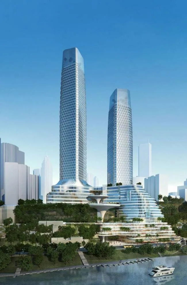 Sketchup Complex Model | Super high-rise commercial complex, office building, hotel, modern style