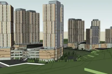 SketchUp Complex Model: Ultra-Modern Super High-Rise Design-BIM WORLD