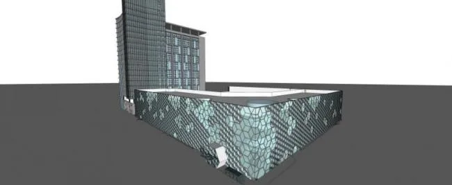 Sketchup Complex Model | Multi story Commercial Complex, Residential, Office, Modern Style