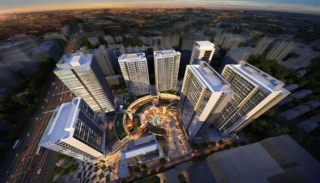 Sketchup Complex Model | High rise commercial complex, modern style, commercial podium, office hotel