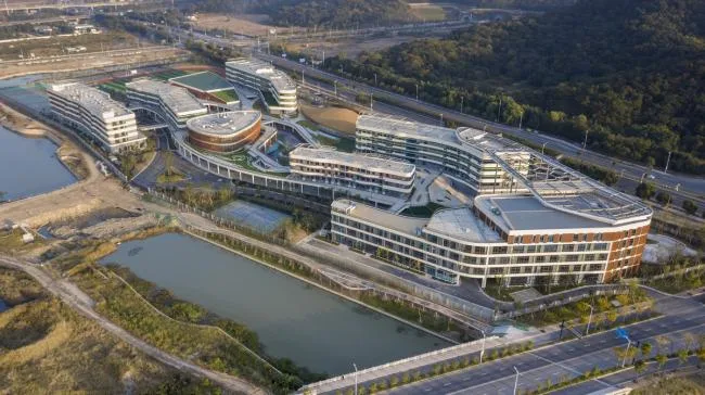 BIM Architecture | The 'White Egret' in front of Xisai Mountain: Shanghai Jiao Tong New Year Education Group (Huzhou) Paddington Bilingual School/Conceptual Design