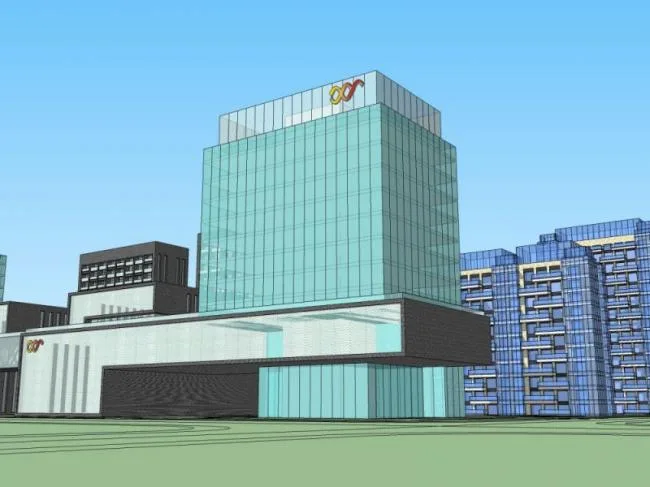 Sketchup Office Model | High rise Office Building, Modern Style