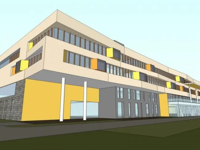 Sketchup School Model | Multi story School, Campus Educational Architecture, Modern Style