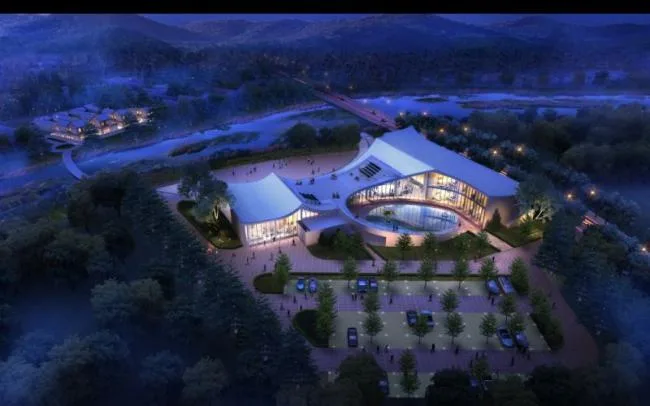 Sketchup Business Model | Multi story Commercial Sales Office, Modern Style