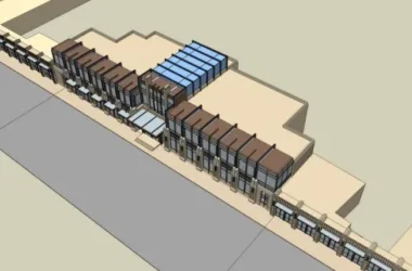 SketchUp Business Model: Modern Low-Level Clubhouse Design-BIM WORLD