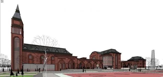 Sketchup Villa Model | Multi story Sports Center, Classical Style