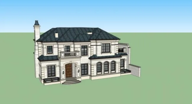 Modern Solo Villa Design | SketchUp 3D Model