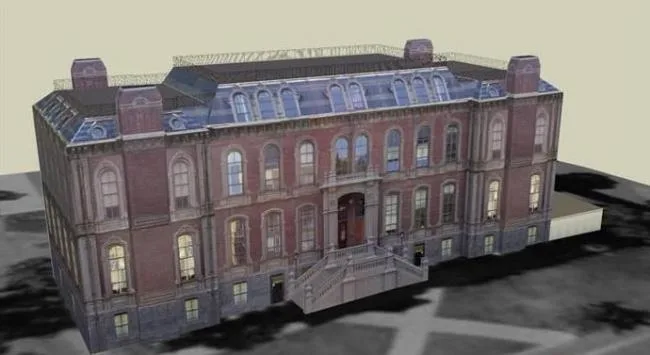 Multi-Story European-Style Kindergarten School Model for Teaching and Education in SketchUp